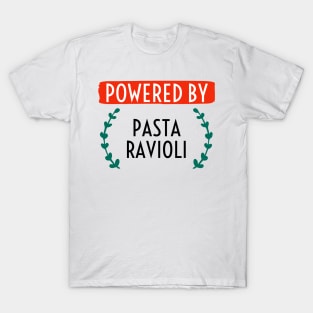 Powered by Pasta Ravioli T-Shirt